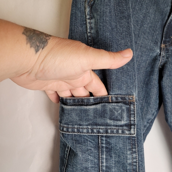 Wrangler Men's Cargo Jeans Relaxed Baggy Comfortable Size 36x30 - Picture 5 of 10